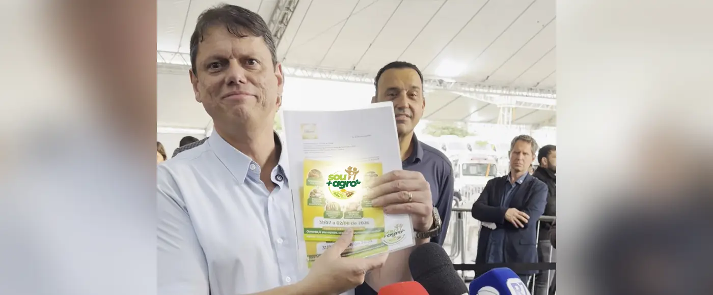 Em visita a Itu, Governador Tarcísio de Freitas reforça apoio ao Sou + Agro