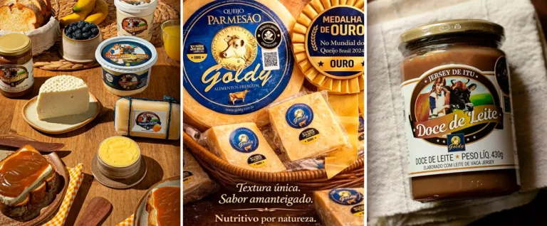 Goldy Alimentos apresenta queijos premiados no Sou + Agro