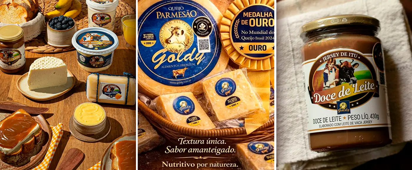 Goldy Alimentos apresenta queijos premiados no Sou + Agro