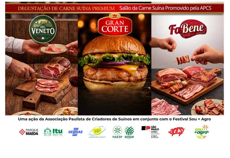 APCS chancela força do setor no Sou + Agro e oferece degustação de cortes premium
